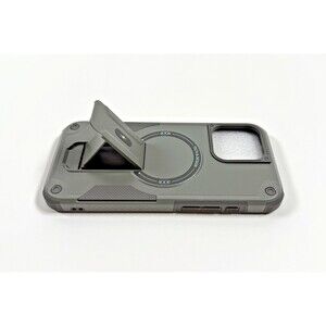 iPhone 15 Pro Case with Kickstand & MagSafe Ring – Gray Color, Brand New
